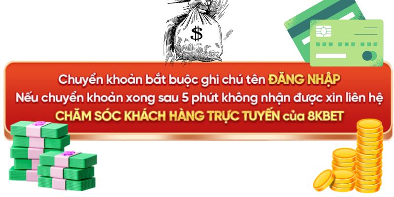 Ghi chú tên đăng nhập nhà cái khi chuyển khoản 